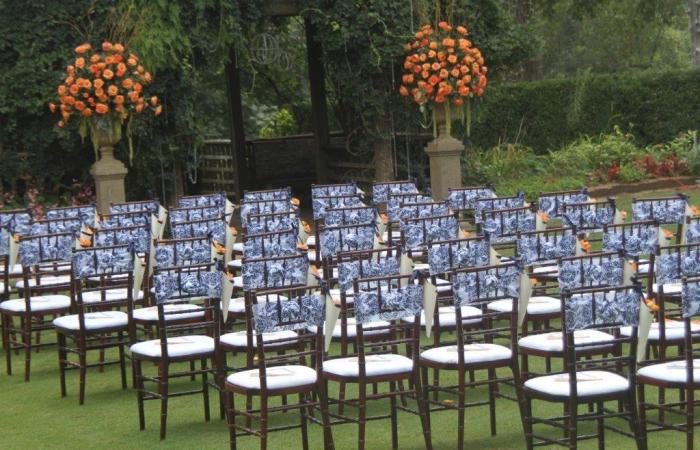 Wedding in Garden; Outdoor Wedding; Sheek Wedding;