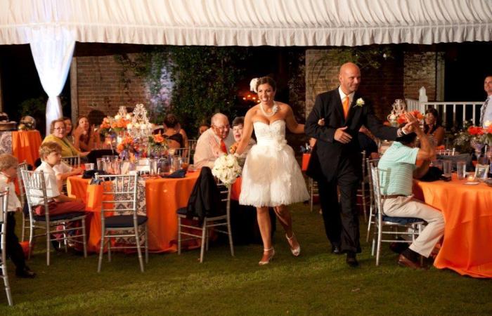 Wedding in Garden; Outdoor Wedding; Sheek Wedding;